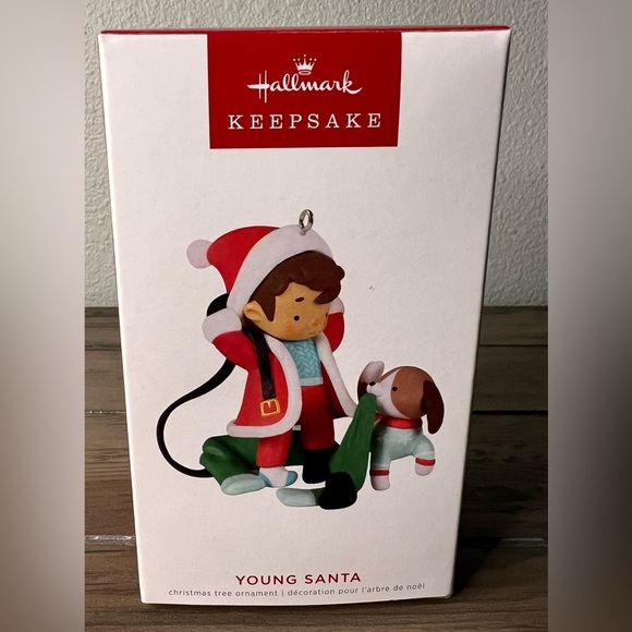 Hallmark Keepsake NEW Christmas Ornament 2022 “YOUNG SANTA”  1st in the Series - Picture 1 of 10
